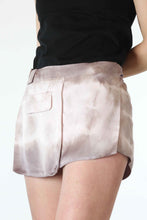 Load image into Gallery viewer, Mini Skirt In Silk Satin, Tie-Dyed
